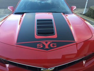 Illustration for article titled Finally got stripes on my 2014 Camaro SS